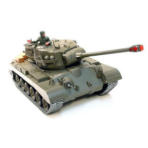 Радиоуправляемый танк Heng Long Snow Leopard USA M26 Pro V7.0 масштаб 1:16 RTR 2.4G - 3838-1Pro V7.0