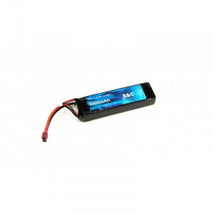 Аккумулятор LiPo B&C - 11.1v 5000mAh 90C (3S, Softcase, разъём T-Plug) B&C-5000-3S-90-S