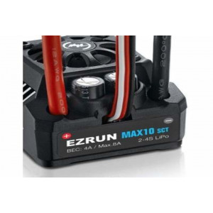 Бесколлекторный влагозащищённый регулятор EzRun MAX10 SCT для масштаба 1:10 - HW-30102601