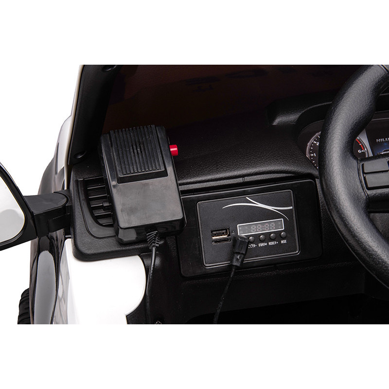 Электромобиль Toyota Hilux Police 4WD 12V - DK-HL860P-WHITE