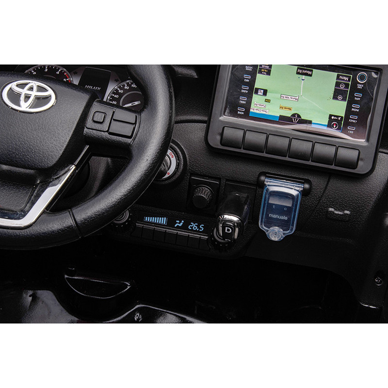 Электромобиль Toyota Hilux Police 4WD 12V - DK-HL860P-WHITE