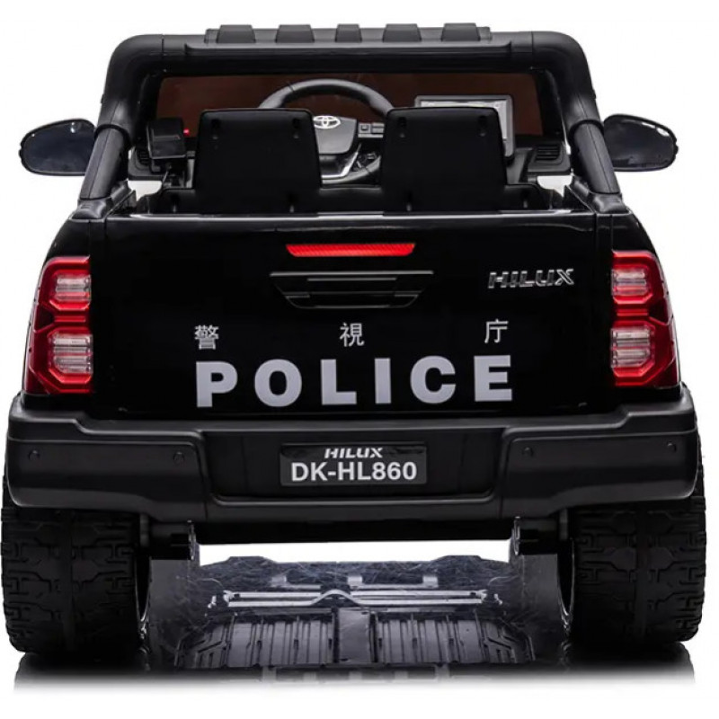 Электромобиль Toyota Hilux Police 4WD 12V - DK-HL860P-WHITE