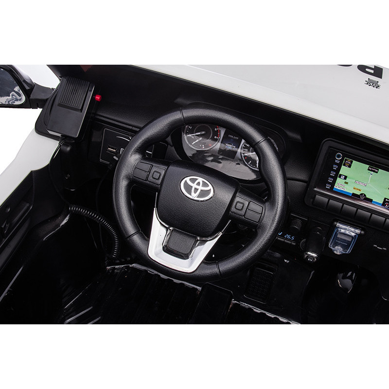 Электромобиль Toyota Hilux Police 4WD 12V - DK-HL860P-WHITE