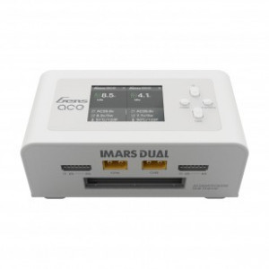 Зарядное устройство GensAce Imars Dual Channel AC200W/DC300Wx2 Smart Balance RC Charger - Europe White