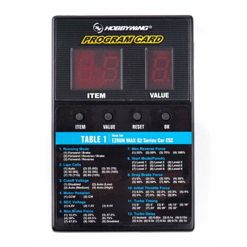 LED Program Card C MAX V3 HW-LED_G