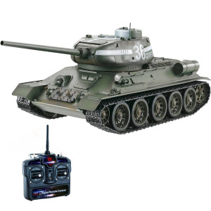 Радиоуправляемый танк Taigen советский танк СССР 1:16 (зеленый, звук, дым V3) - AS3909-B-GREEN