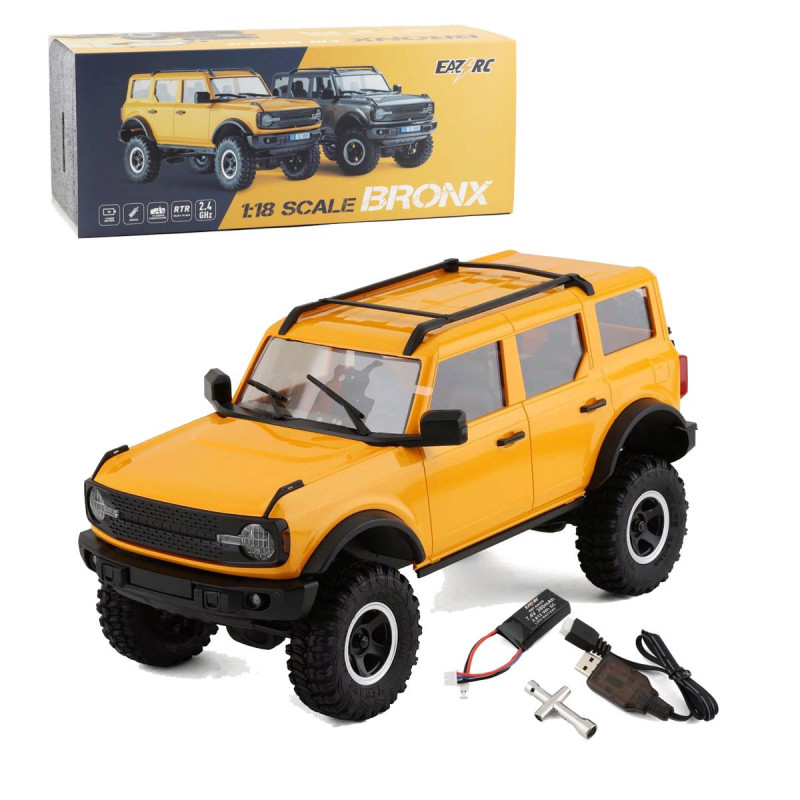 Радиоуправляемый Внедорожник FMS 1/18 электро - Bronx RTR желтый