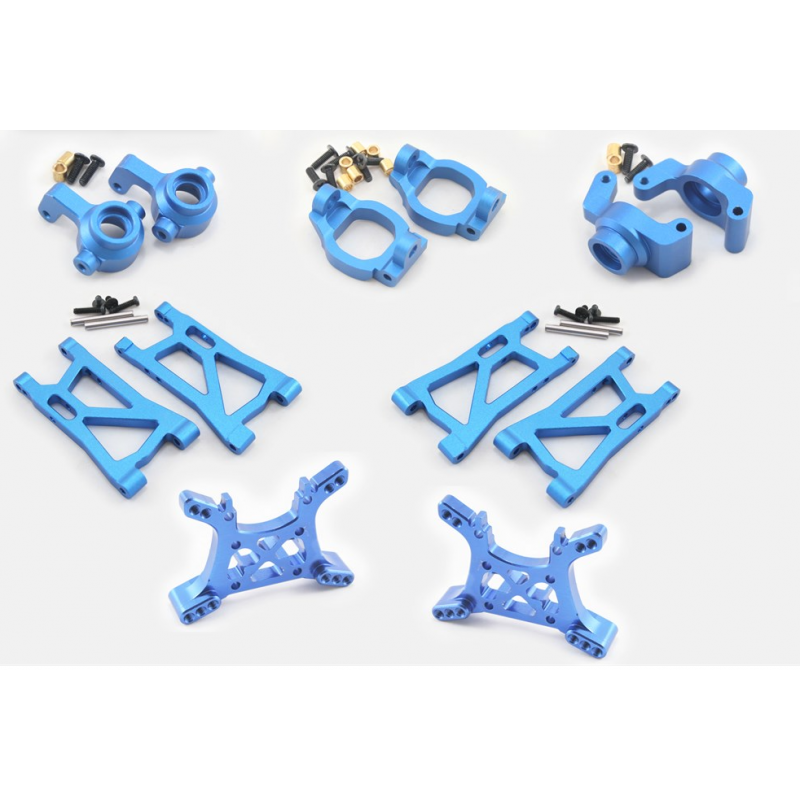 Алюминиевый комплект тюнинга для Remo Hobby 1/16 - A1631-STD-Blue-V1