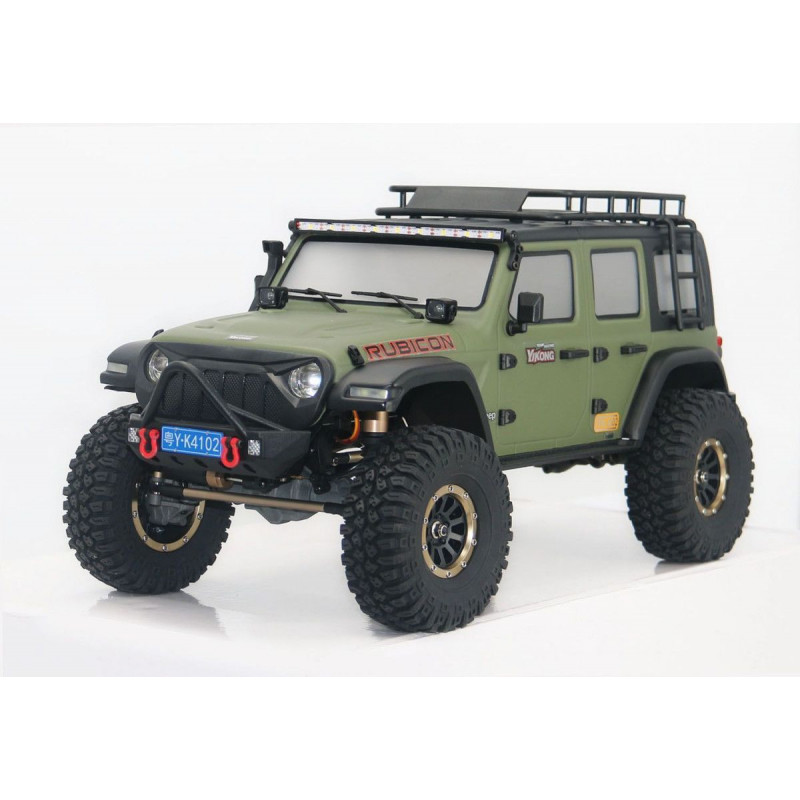 Трофи модель Yikong 4102 1/10 crawler Rubikon (Olive) RTR