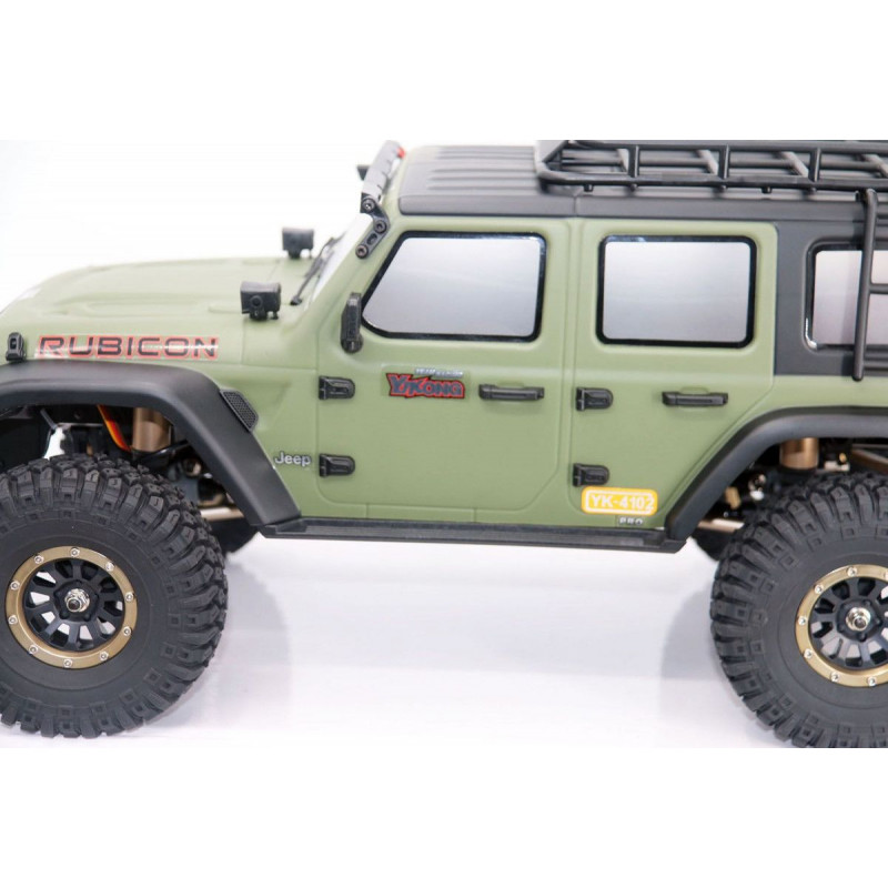 Трофи модель Yikong 4102 1/10 crawler Rubikon (Olive) RTR