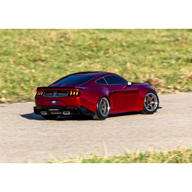 Модель для дрифта Traxxas 4-Tec 2024 Ford Mustang RWD (blue) - TRA105237-4-BL