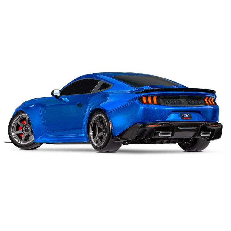 Модель для дрифта Traxxas 4-Tec 2024 Ford Mustang RWD (blue) - TRA105237-4-BL