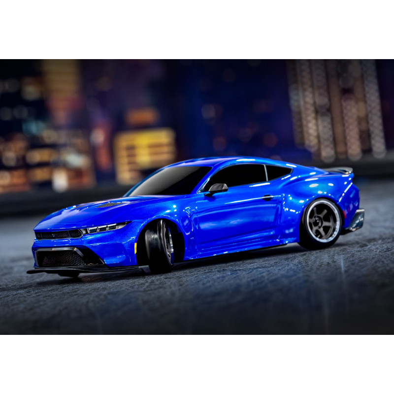 Модель для дрифта Traxxas 4-Tec 2024 Ford Mustang RWD (blue) - TRA105237-4-BL