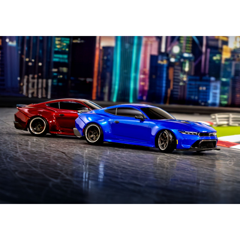 Модель для дрифта Traxxas 4-Tec 2024 Ford Mustang RWD (blue) - TRA105237-4-BL