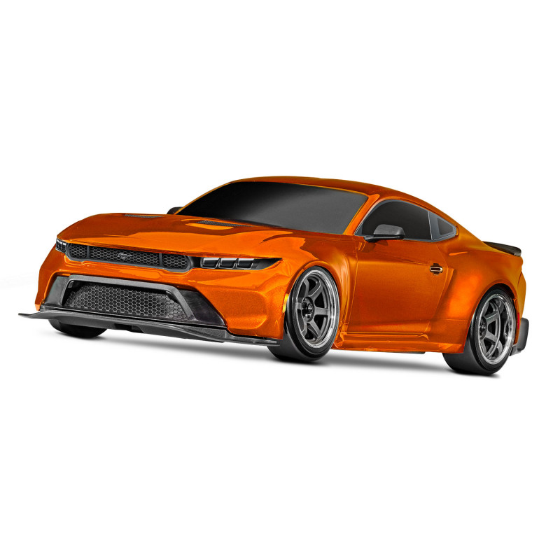 Модель для дрифта Traxxas 4-Tec 2024 Ford Mustang RWD (orange) - TRA105237-4-OR