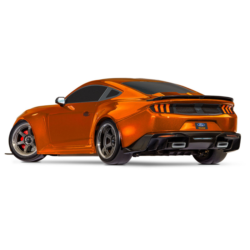 Модель для дрифта Traxxas 4-Tec 2024 Ford Mustang RWD (orange) - TRA105237-4-OR