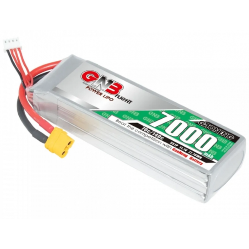 Аккумулятор GNB 7000MAH 3S1P 11.1V 70С/140C XT60U SoftCase