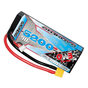 Аккумулятор GNB 5200MAH 3S1P 11.1V 90С/180C XT60 HardCase