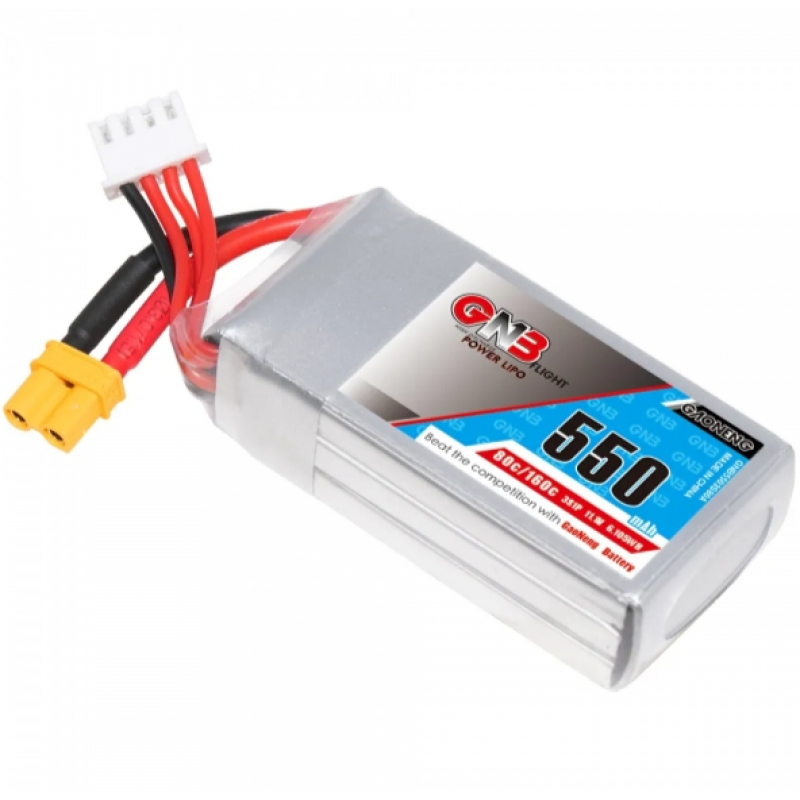 Аккумулятор GNB 550MAH 3S1P 11.1V 80С/160C XT30 SoftCase