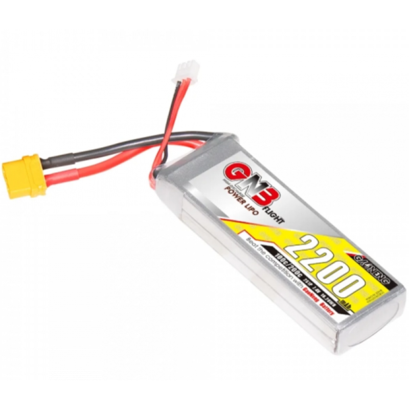 Аккумулятор GNB 2200mah 2S 7.4V 100C XT60 SoftCase