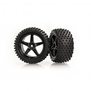 Задние колеса HSP в сборе (06024+06025) - HSP06026-BLACK