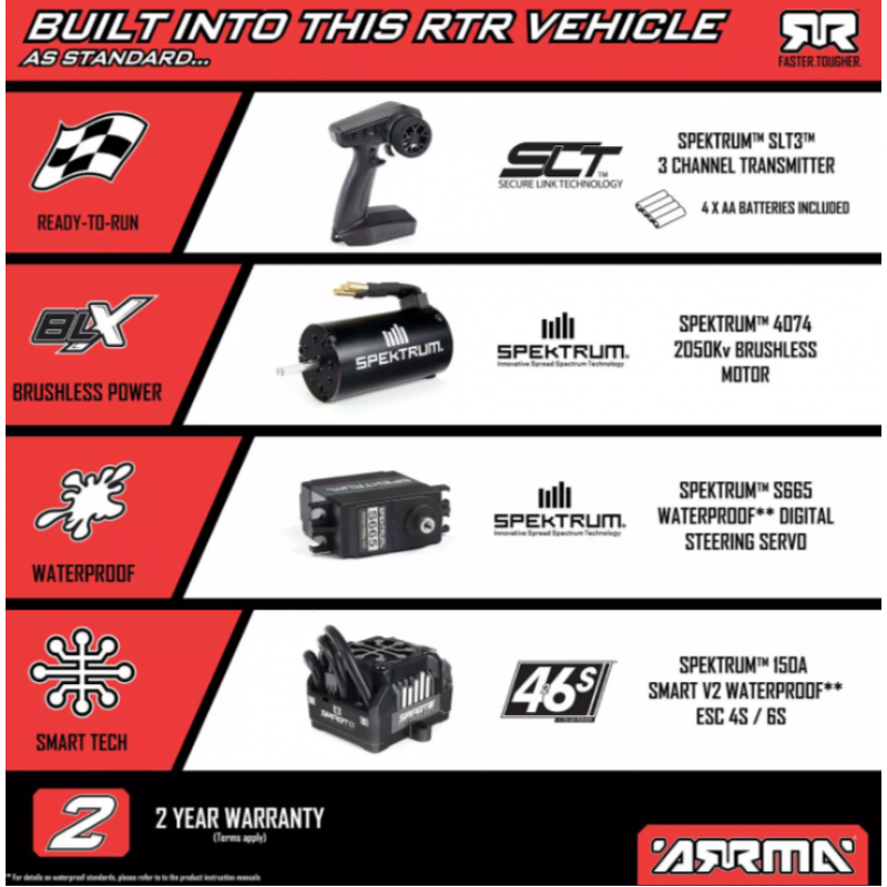 Радиоуправляемая машина ARRMA KRATON V6 4X4 RTR ARA8608V6T2