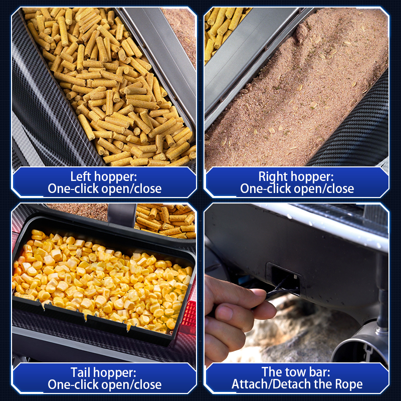 Прикормочный кораблик HJ817-BAG V2 с GPS для рыбалки