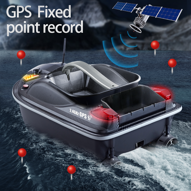 Прикормочный кораблик HJ817-BAG V2 с GPS для рыбалки