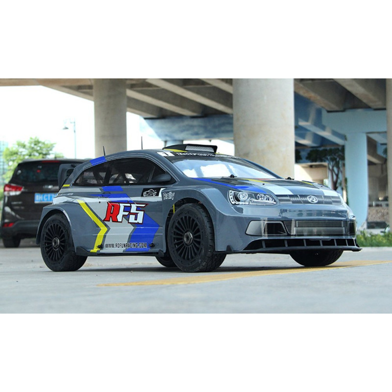 Радиоуправляемая модель ралли с бензиновым ДВС ROFUN RF5 RALLY GREY 4WD RF5-GREY