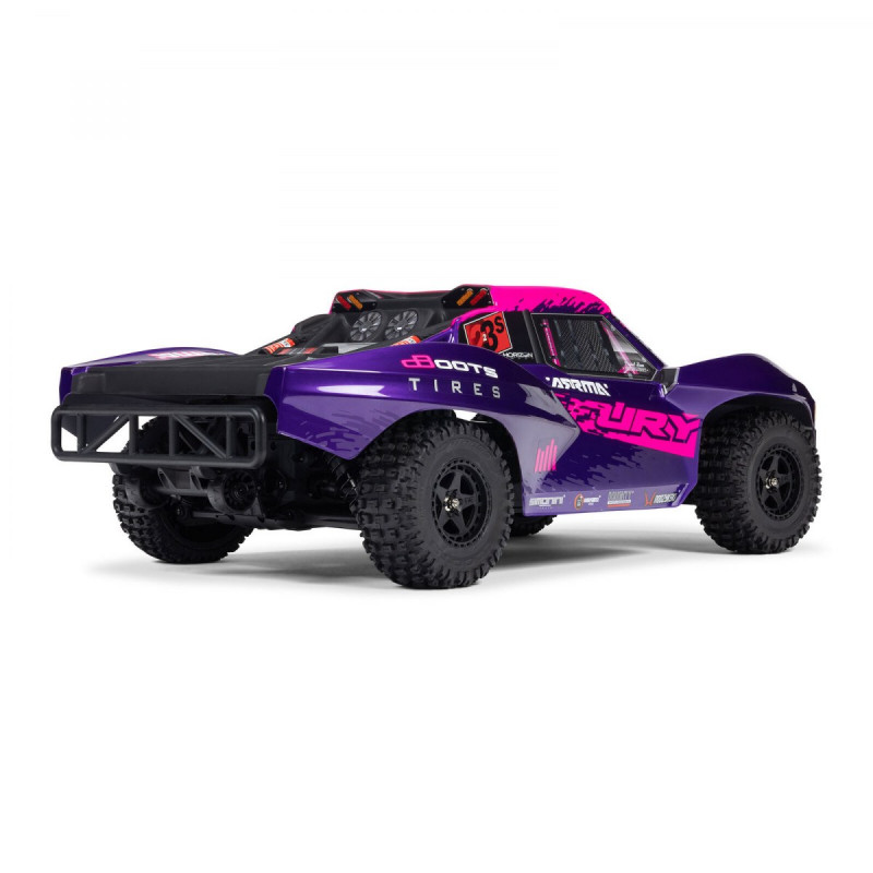 Радиоуправляемая модель ARRMA 1/10 FURY 223S DSC 2WD RTR BRUSHLESS SHORT COURSE TRUCK, PURPLE ARA3521T3