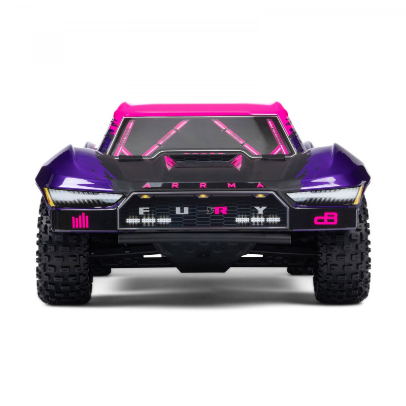 Радиоуправляемая модель ARRMA 1/10 FURY 223S DSC 2WD RTR BRUSHLESS SHORT COURSE TRUCK, PURPLE ARA3521T3