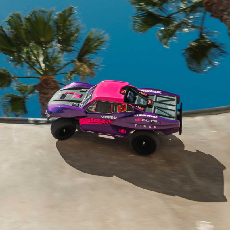Радиоуправляемая модель ARRMA 1/10 FURY 223S DSC 2WD RTR BRUSHLESS SHORT COURSE TRUCK, PURPLE ARA3521T3