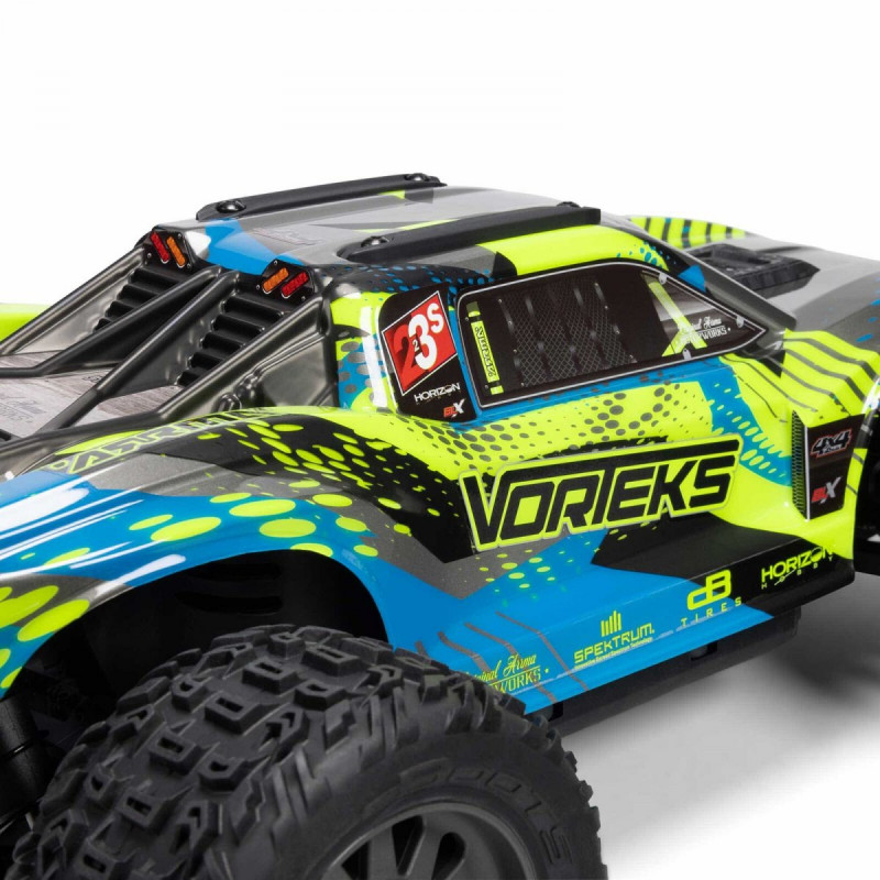 Радиоуправляемая трагги ARRMA 1/10 VORTEKS 223S DSC 4X4 RTR BRUSHLESS STADIUM TRUCK, TEAL ARA4305V4T2