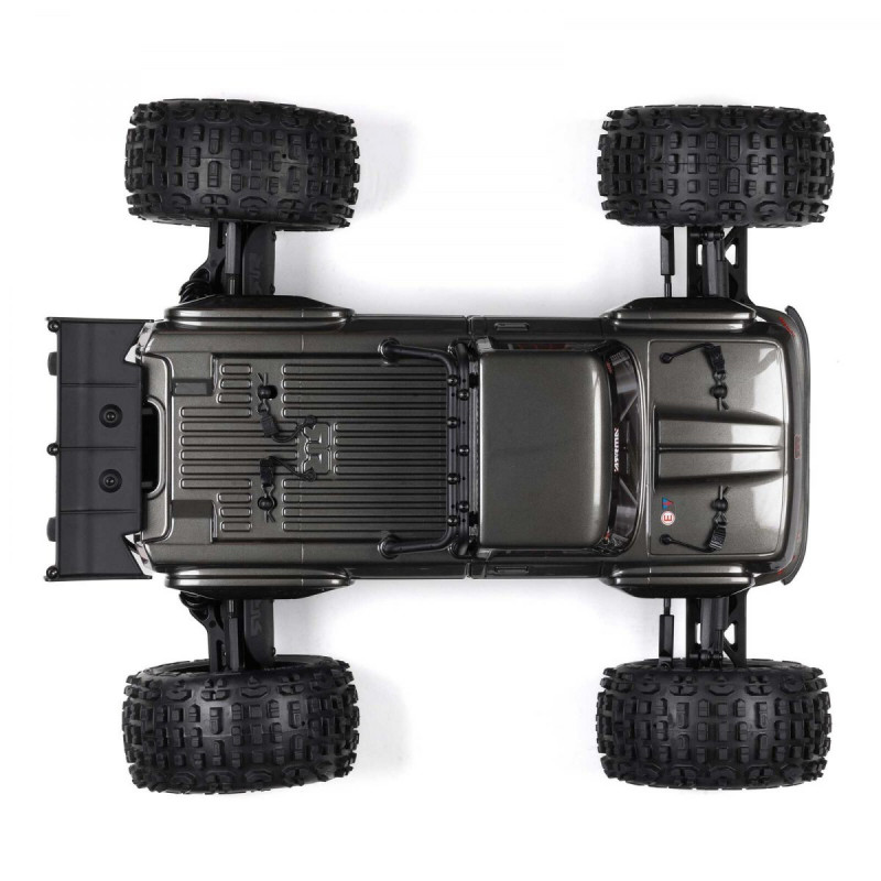 Радиоуправляемый монстр ARRMA 1/10 OUTCAST 4S 4X4 RTR BRUSHLESS STUNT TRUCK, GUN METAL ARA4410V2T3