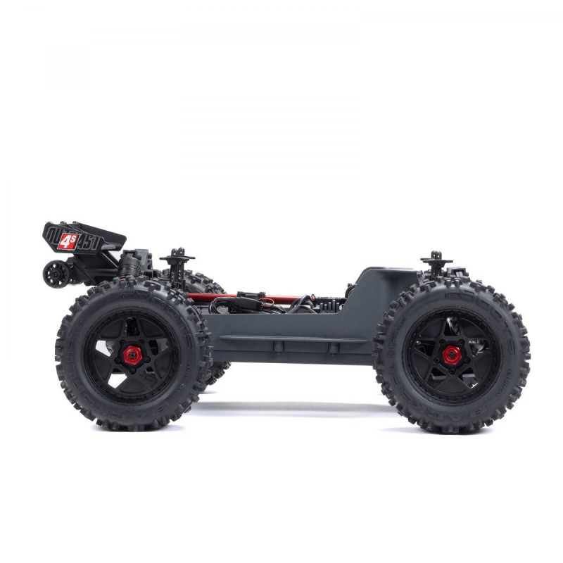 Радиоуправляемый монстр ARRMA 1/10 OUTCAST 4S 4X4 RTR BRUSHLESS STUNT TRUCK, GUN METAL ARA4410V2T3
