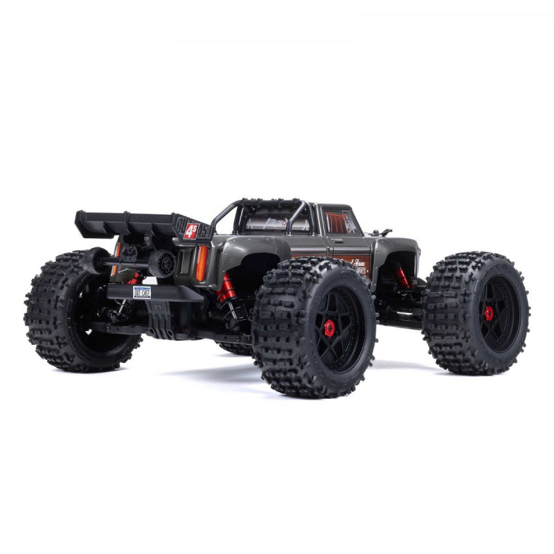 Радиоуправляемый монстр ARRMA 1/10 OUTCAST 4S 4X4 RTR BRUSHLESS STUNT TRUCK, GUN METAL ARA4410V2T3