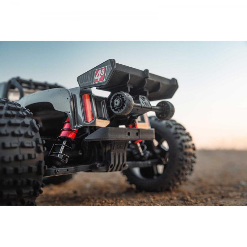Радиоуправляемый монстр ARRMA 1/10 OUTCAST 4S 4X4 RTR BRUSHLESS STUNT TRUCK, GUN METAL ARA4410V2T3