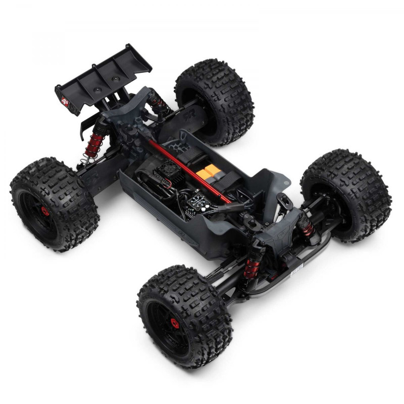 Радиоуправляемый монстр ARRMA 1/10 OUTCAST 4S 4X4 RTR BRUSHLESS STUNT TRUCK, GUN METAL ARA4410V2T3