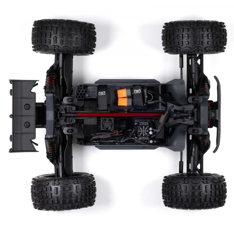 Радиоуправляемый монстр ARRMA 1/10 OUTCAST 4S 4X4 RTR BRUSHLESS STUNT TRUCK, GUN METAL ARA4410V2T3