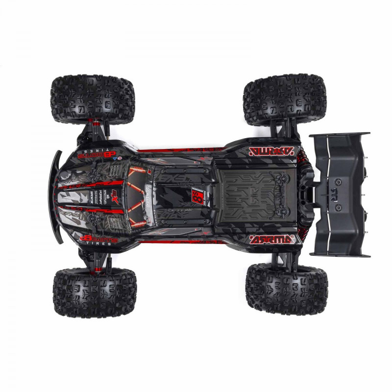Радиоуправляемая модель трагги ARRMA 1/5 KRATON 8S EXB AVC 4X4 RTR BRUSHLESS SPEED TRUCK, BLACK ARA5808V2T1