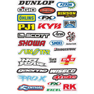 Набор наклеек для RC модели