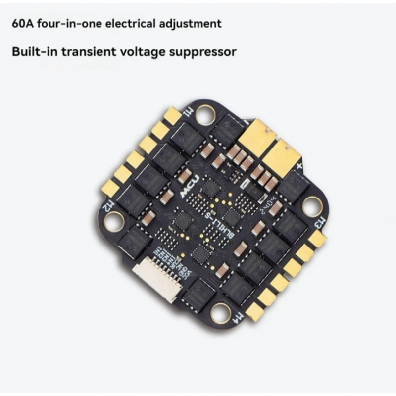 Стэк Jhemcu F7 Dual GF30F722 (ESC 60A, 3-6S)