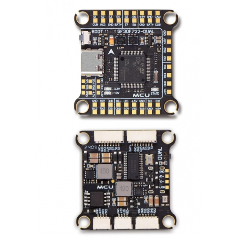 Стэк Jhemcu F7 Dual GF30F722 (ESC 60A, 3-6S)