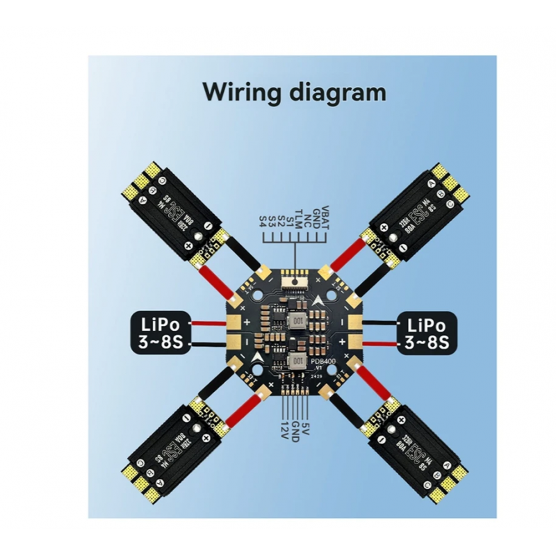 Регулятор оборотов Aocoda-RC AM32 Single 80A (3-8S)
