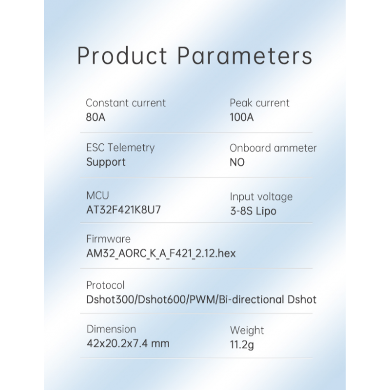 Регулятор оборотов Aocoda-RC AM32 Single 80A (3-8S)