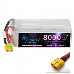 Аккумулятор LiPo Teranty 8000мАч 60C 22.2V XT60