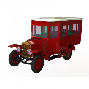 Модель автобуса АМО Ф-15