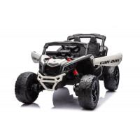 Детский электромобиль Багги Can-Am Maverick (24V, полный привод, белый) - DK-CA003-WHITE