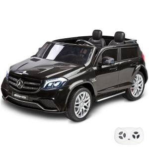 Электромобиль Mercedes Benz GLS63 (черный лак, 4WD, 12V) - HL228