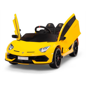 Детский электромобиль Lamborghini SVJ (желтый, 12V) - HL328